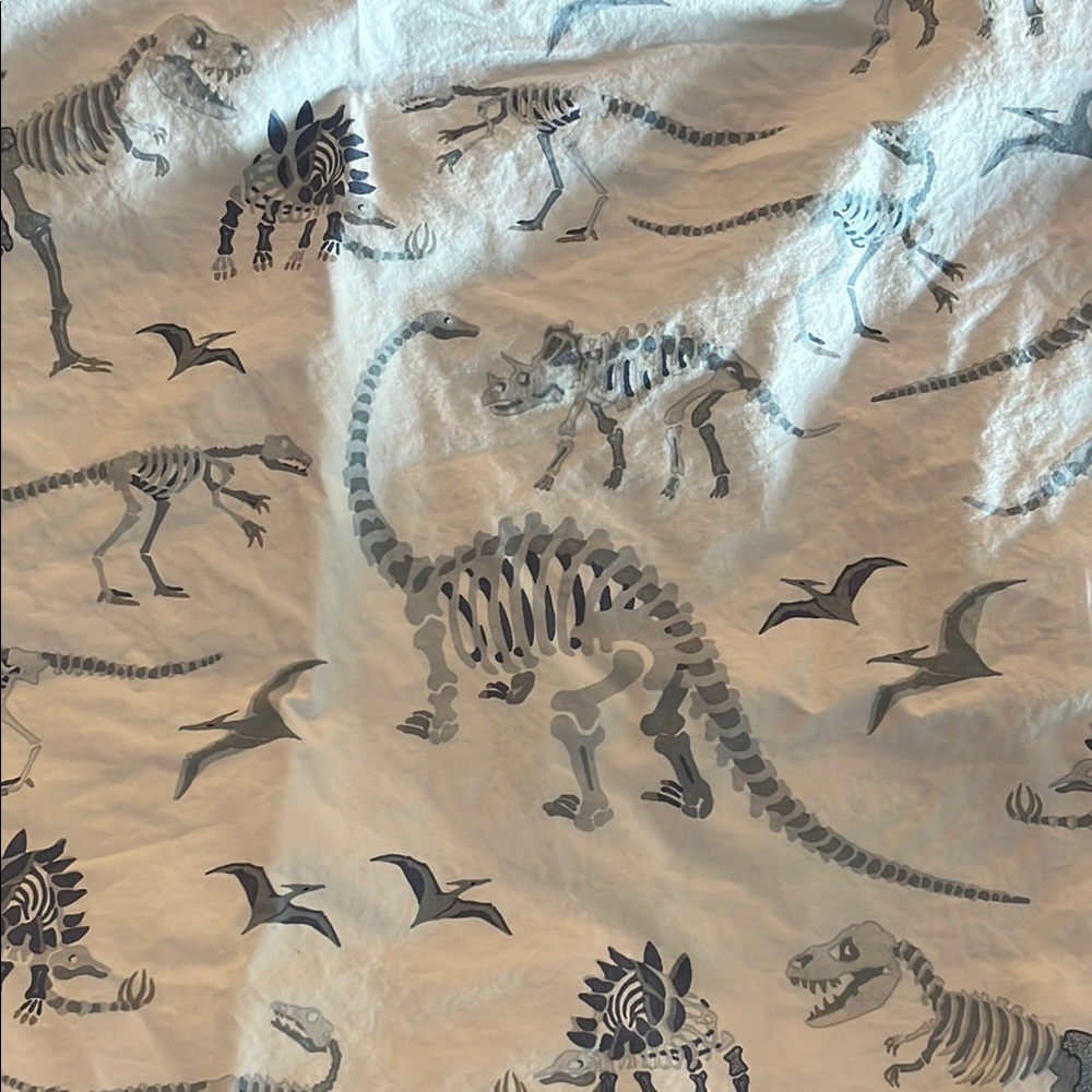 Pottery Barn full size dinosaur sheet set EUC
